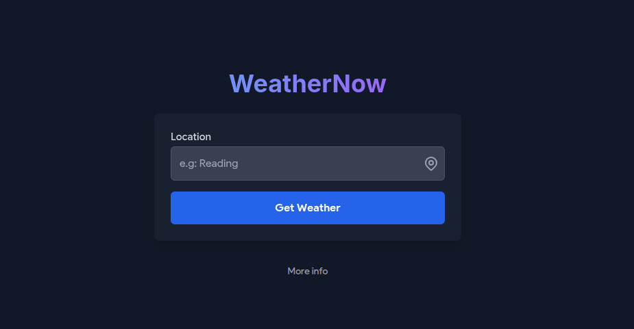 WeatherNow Picture
